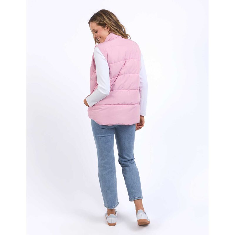 ELM Core Puffer Vest Soft Pink image number 1